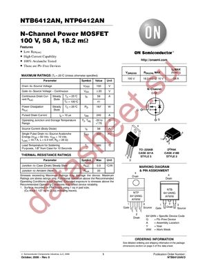 NTB6412ANG datasheet  